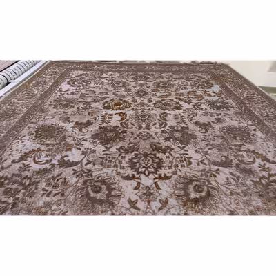 فرش ماشینی زمرد مشهد طرح پتینه مدل 2115