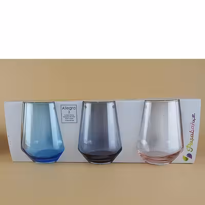 لیوان پاشاباغچه مدل میکس آلگرو کد 41536 بسته 3 عددی