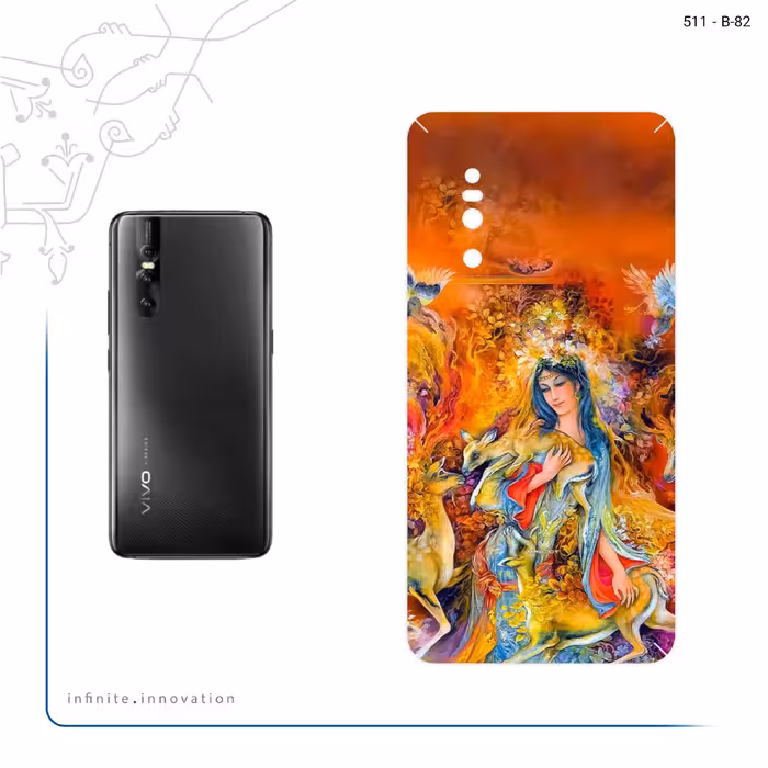 برچسب پوششی ماهوت مدل Persian miniature 2 مناسب برای گوشی موبایل ویوو X27