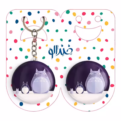 پیکسل خندالو مدل انیمه توتورو Totoro کد 12823 به همراه جاکلیدی