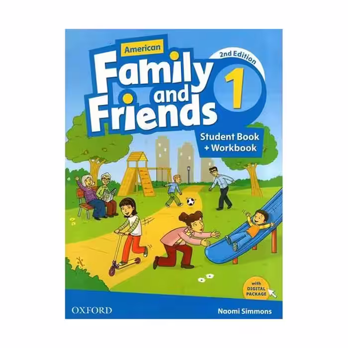 کتاب American Family and Friends 1 اثر جمعی از نویسندگان انتشارات Oxford شش جلدی