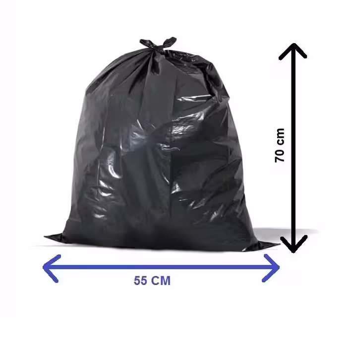 کیسه زباله مدل ضخیم 70×55 بسته 40 عددی