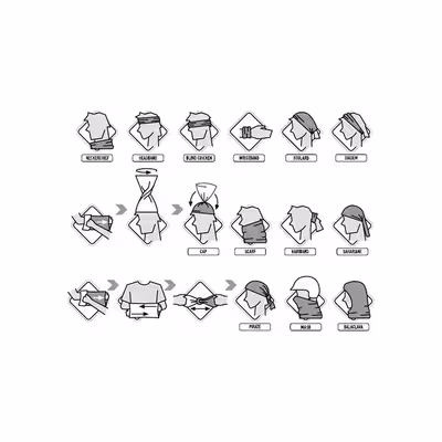 دستمال سر و گردن باف مدل Tulip F2023