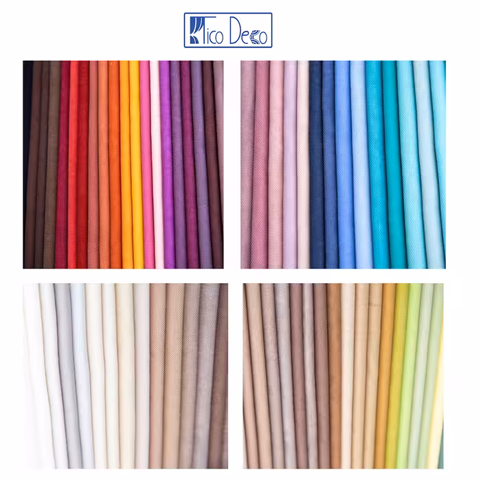 پرده تیکو دکو مدل مخمل مات هانزو سایز 140x230 سانتی متر