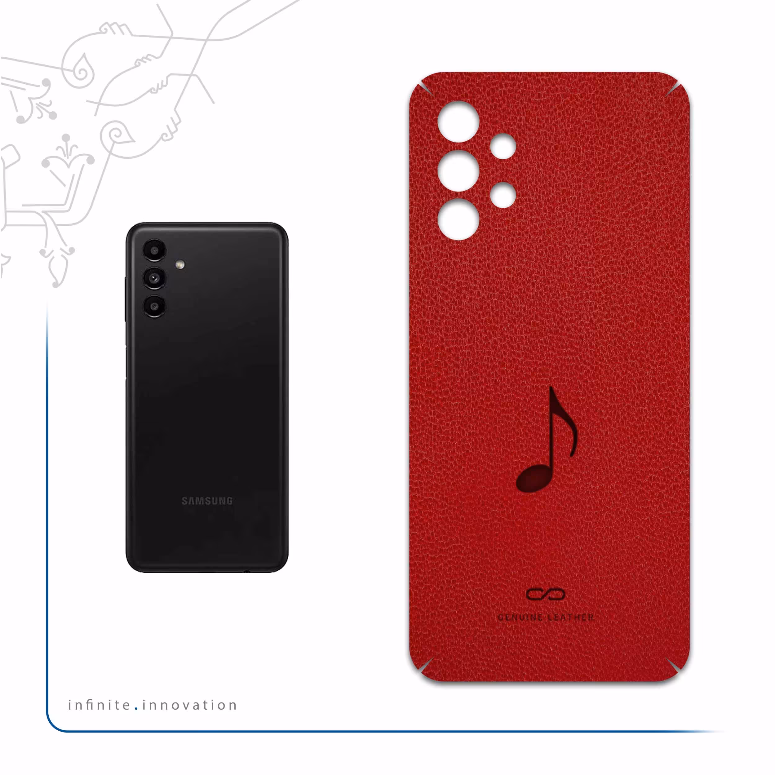 برچسب پوششی ماهوت مدل RL-CHNG مناسب برای گوشی موبایل سامسونگ Galaxy A13