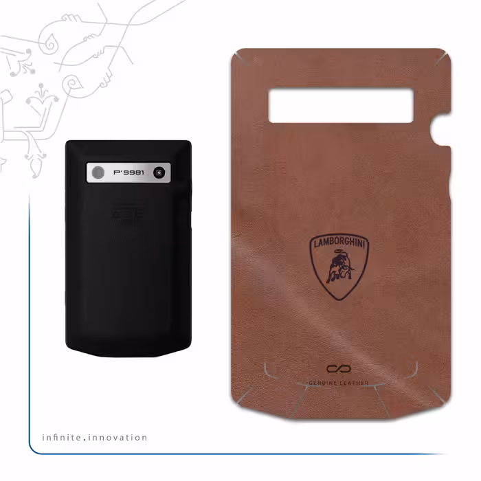 برچسب پوششی ماهوت مدل MNL-LMBRGHNI مناسب برای گوشی موبایل بلک بری P9981