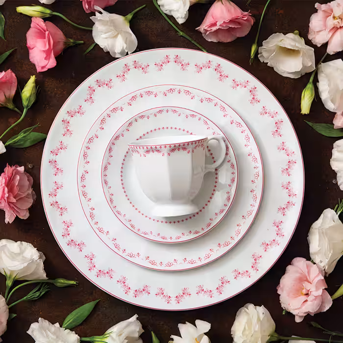  سرویس غذاخوری 29 پارچه چینی زرین ایران مدل نئوکلاسیک فرانسیس درجه عالی