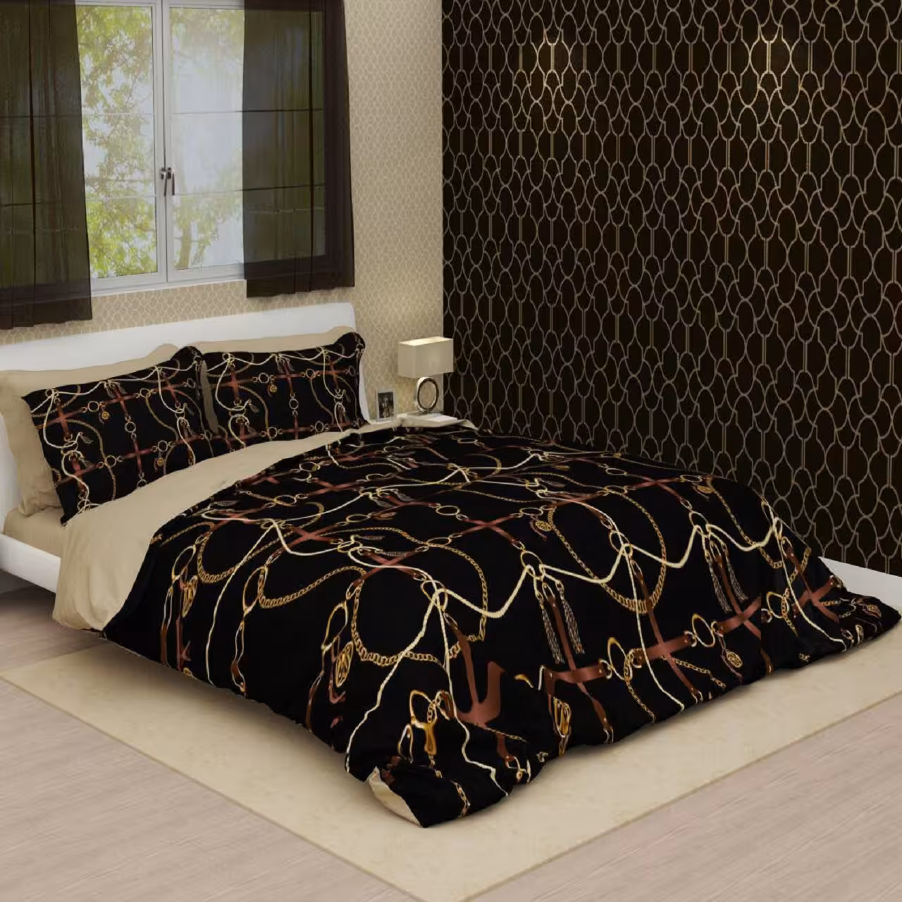 سرویس لحاف روتختی ترکسان کد D175 دو نفره 6 تکه