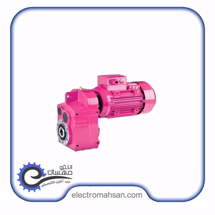 موتور گیربکس 3 کیلو وات، 31 دور، شفت موازی(آویز)، سه فاز، برند ایلماز YILMAZ ترک