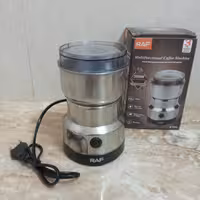 آسیاب برقی همه کاره و خردکن راف RAF ساخت چین CHINAموتور 300وات 4 تیغه بدنه استیل خردکردن قهوه وادویه

