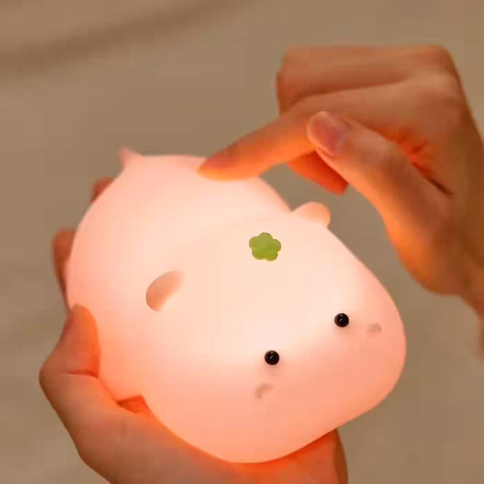 چراغ خواب شب خواب سیلیکونی مدل اسب آبی