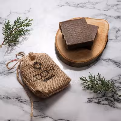 صابون گیاهی حاوی عصاره‌ کاج وگیاه مریم‌گلی لدورا هربال 70 گرمی