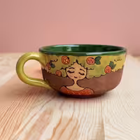 کاپ لته خوری رنگین گلس طرح پانزده