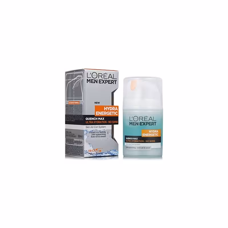 ژل آبرسان قوی صورت آقایان لورآل L&#039;OREAL مدل هیدرا انرژتیک