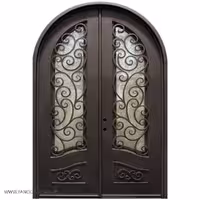 درب فلزی دو لنگه فرفورژه کلاسیک کد 1151