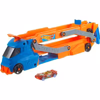 کیت بازی سیتی هات ویلز مدل Speed Truck Transporter