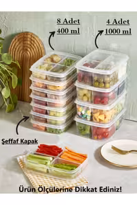 ست ظروف 12 تیکه یخچال Bayev کد4ADET1LT