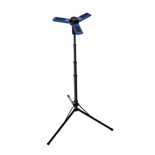 فیش لایت 3 پنل 2600 میلی آمپر پاورولوژی Powerology Camping Sollar Foldable Tripod LED Light PWCSFTLDL