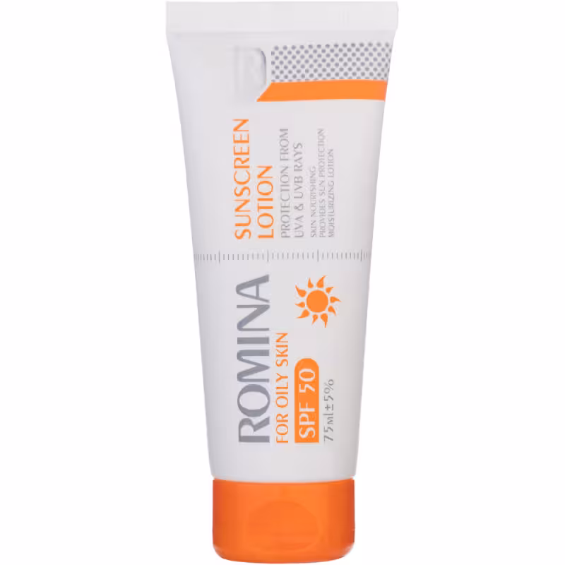 کرم ضد آفتاب رومینا  مدل   Natural Beige (طبیعی) spf 50 حجم 50 میلی لیتر  Romina Tinted Sunscreen Cream spf 50