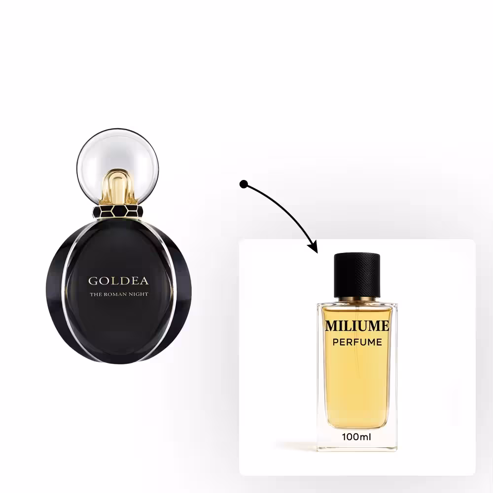 اسانس عطر Bvlgari Goldea The Roman Night برند Argeville - کد 1271 - بولگاری گلدیا د رومان نایت 100ML - میلیوم پرفیوم
