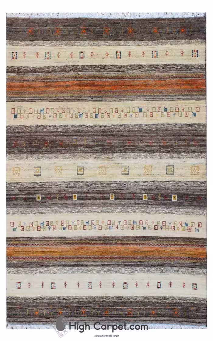 گبه دستباف چهارمتری شیراز کد031132