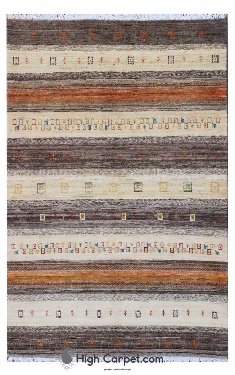 گبه دستباف چهارمتری شیراز کد031132