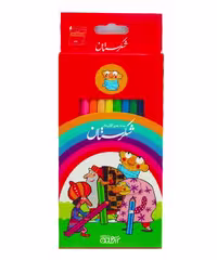 مدادرنگی مقوایی شکرستان 12 رنگ