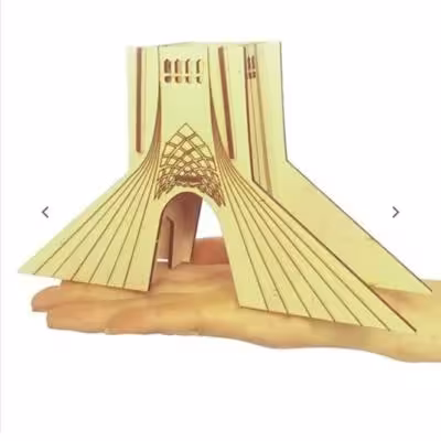 پازل چوبی سه بعدی برج آزادی