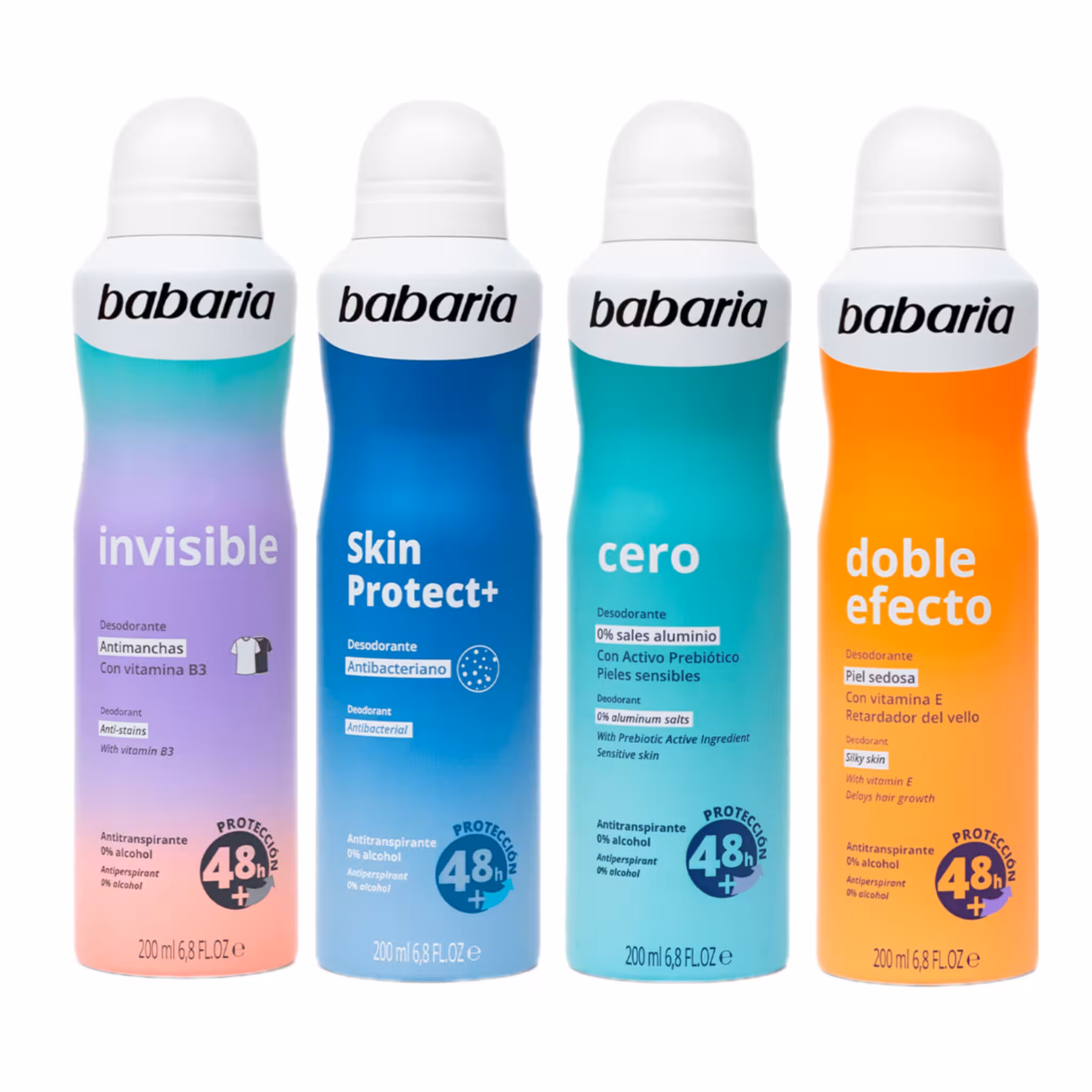 اسپری دئودورانت باباریا حجم 200 میل اورجینال | ضدتعریق و ضدبو با رایحه‌های متنوع، فرمول ملایم مناسب انواع پوست