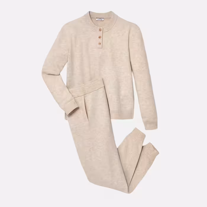 ست بلوز و شلوار بافت پشمی زنانه چیبو