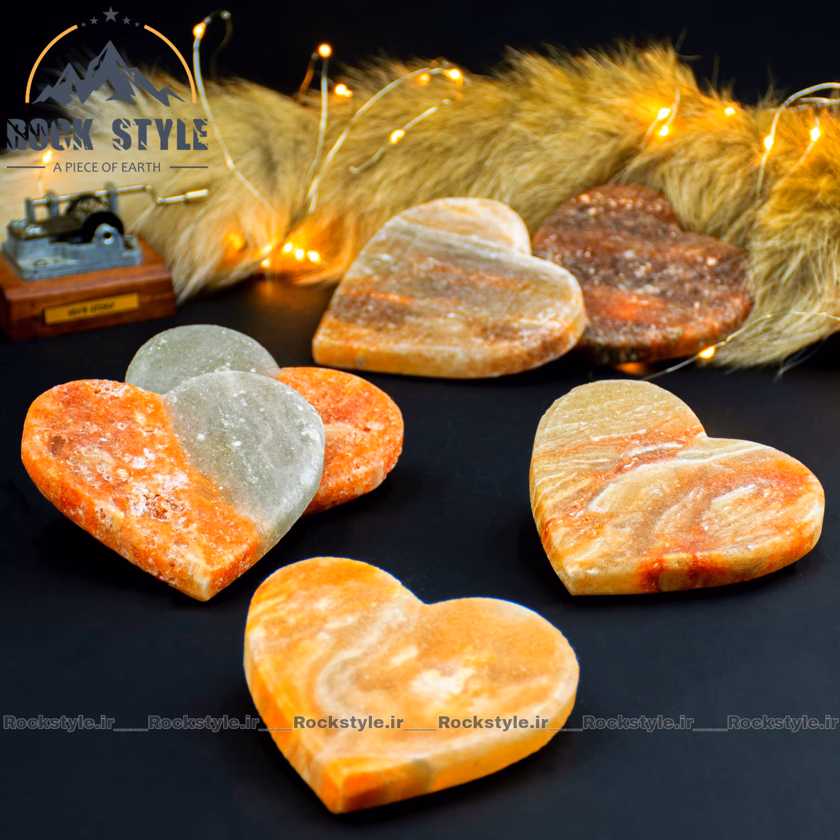 سنگ نمک دکوری قلب دکوراتیو کد