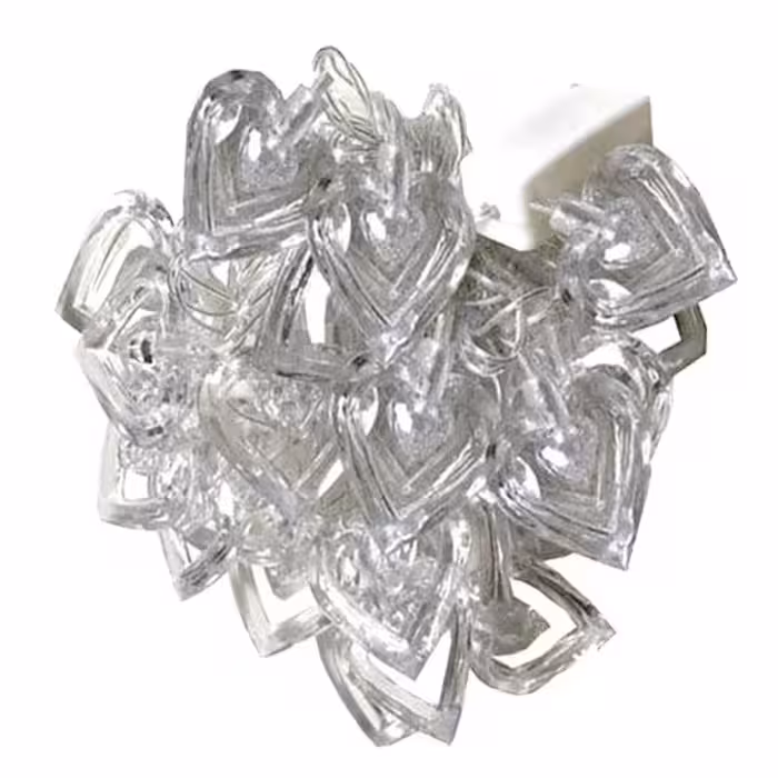 ریسه ال ای دی مدل قلب کریستالی کد 20Lamp طول 4.5 متر