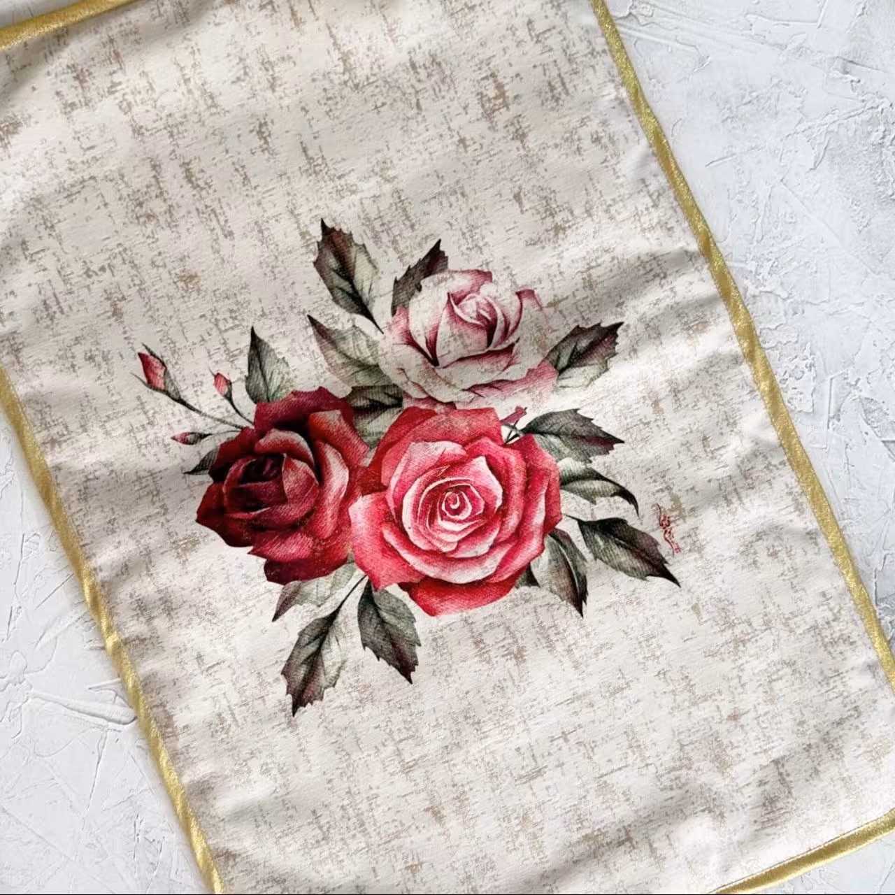 نمگیر مخمل نسوز مدل پرنسس لوکس طرح 52