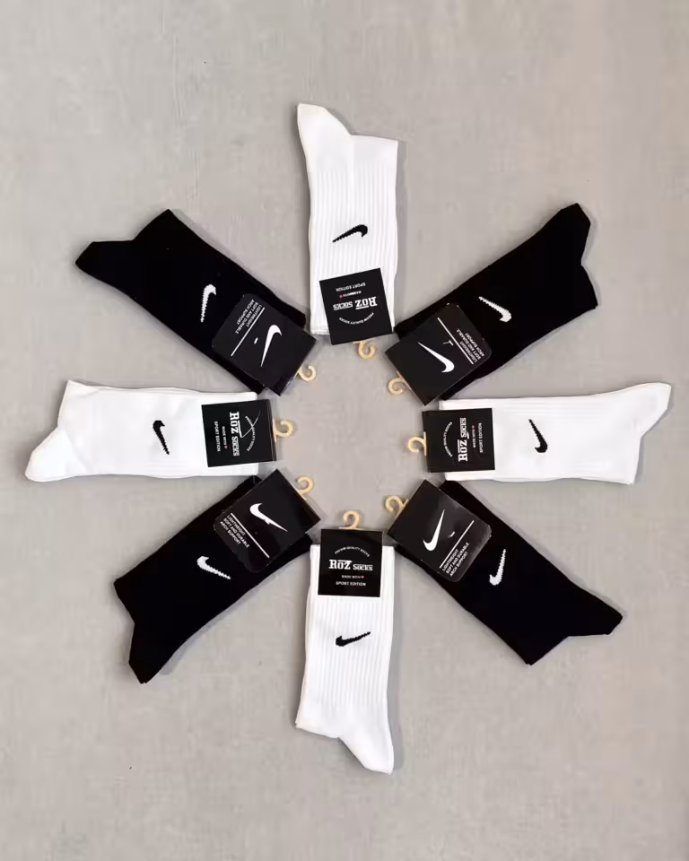 جوراب طرح نایک | خرید جوراب ورزشی زنانه/مردانه با دوام بالا