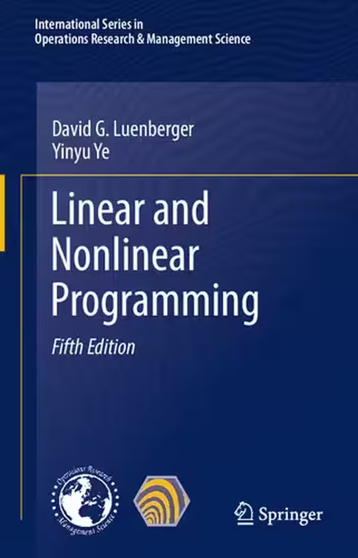 خرید و دانلود نسخه کامل کتاب Linear and Nonlinear Programming