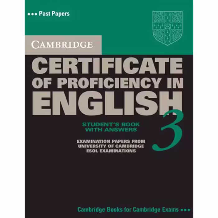 کتاب Cambridge Certificate of Proficiency in English 3
