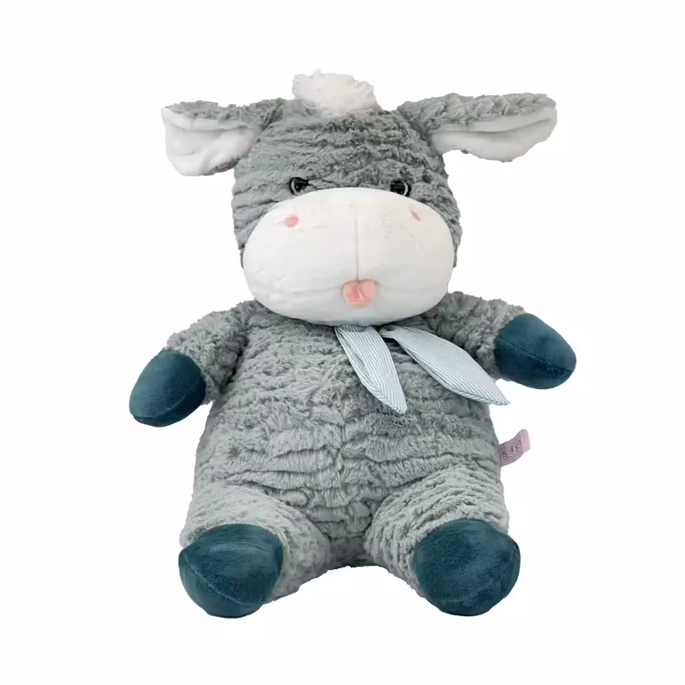 عروسک خر دستمال به گردن سایز 55 سانتی متر کد 1090608