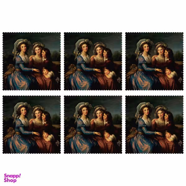 زیربشقابی مدل U1-42701 بسته 6 عددی