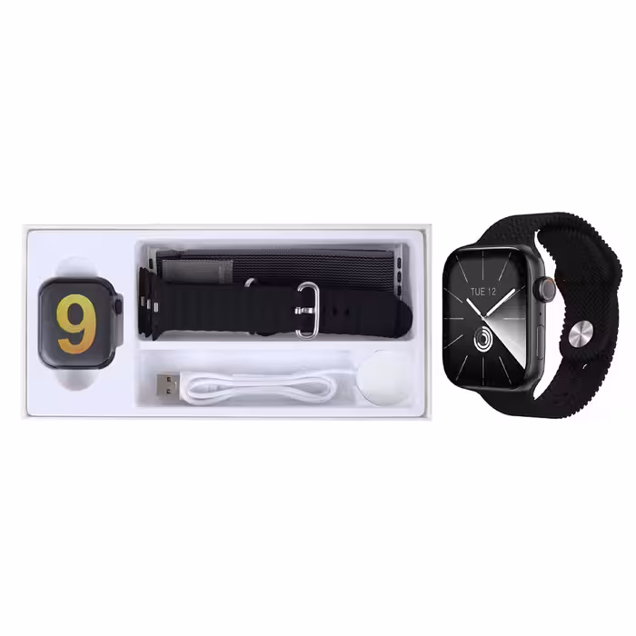 ساعت هوشمند HK مدل Titanium Case HK19 Pro Plus-45MM