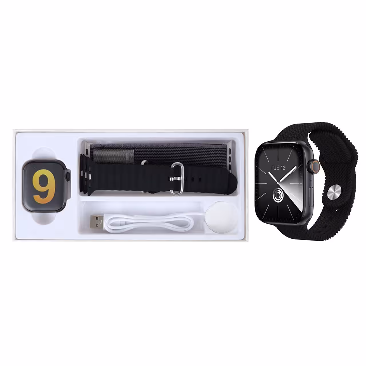ساعت هوشمند HK مدل Titanium Case HK19 Pro Plus-45MM