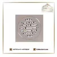 کف شور سایز10*10کروم مات (استیل)