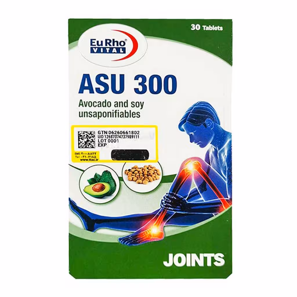 قرص آسو 300 میلی گرم30 عدد یوروویتال Eurho Vital