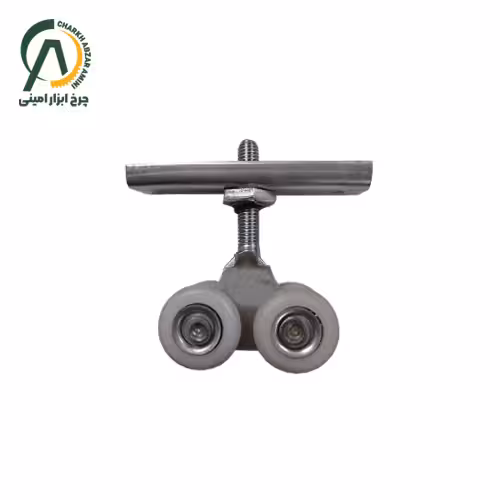 قرقره (بلبرینگ) بالای درب تفلون روکش دار 4 چرخ 4×4 درجه یک