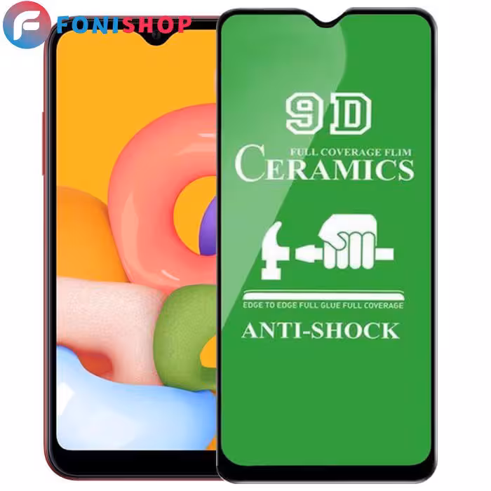گلس محافظ صفحه نمایش سرامیکی سامسونگ Galaxy A01