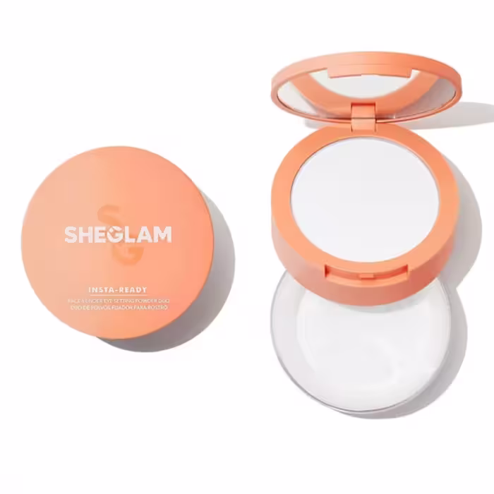 پودر فیکس دو طبقه شیگلم SHEGLAM بی رنگ مدل TRANSLUCENT حجم 14 گرم