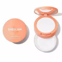پودر فیکس دو طبقه شیگلم SHEGLAM بی رنگ مدل TRANSLUCENT حجم 14 گرم