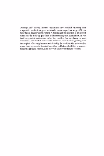 خرید و دانلود نسخه کامل کتاب Corporatism or Competition?: Labour Contracts, Institutions and Wage Structures in International Comparison