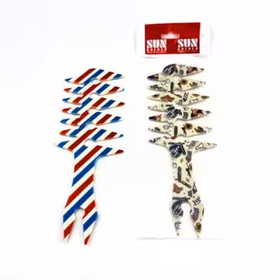 شانه استایل دو طرفه طرح دار سان گلدن