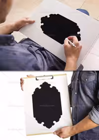 کادر تذهیب 7 | گرافیک با طعم تربچه