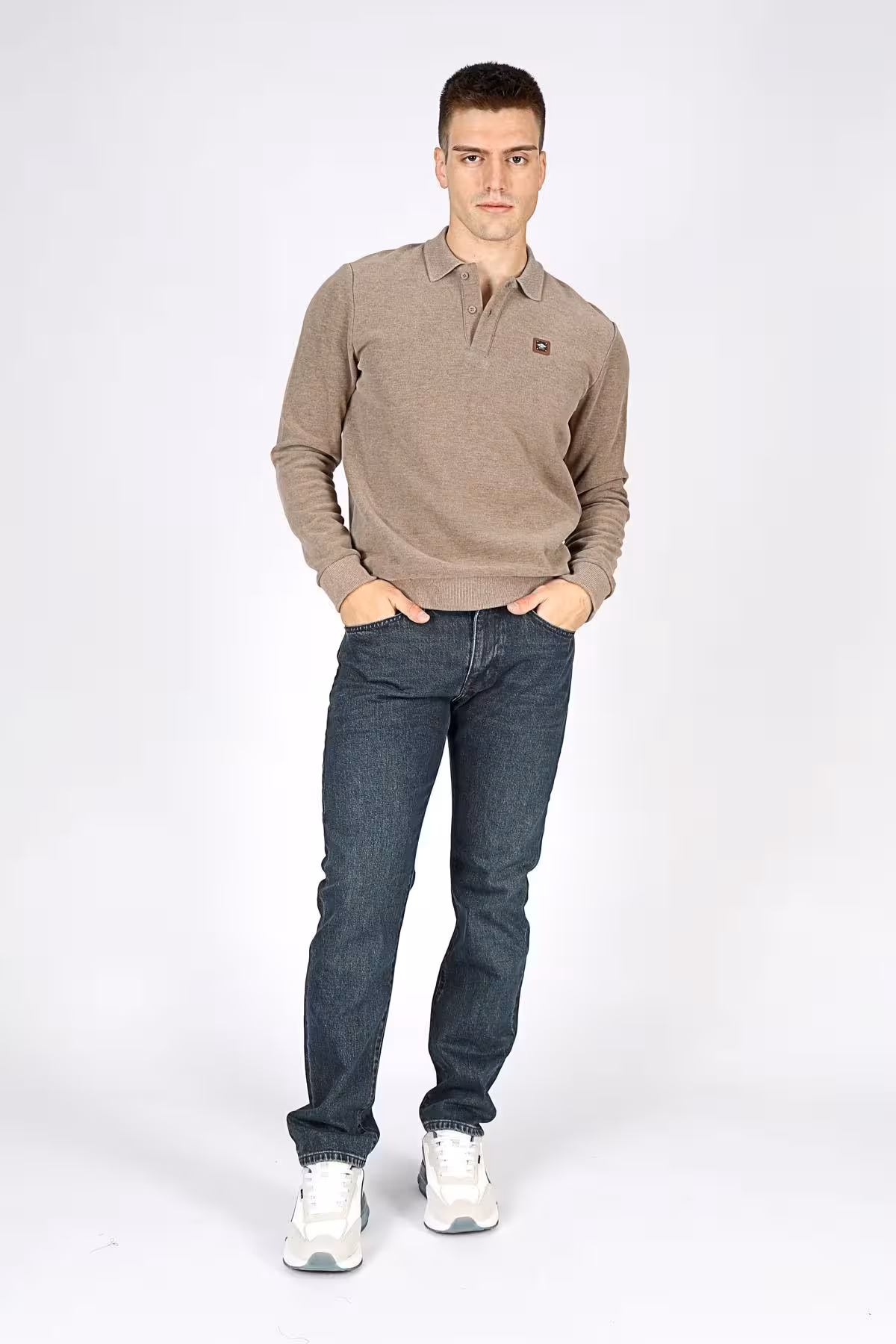 شلوار جین مردانه کمر طبیعی هری برش نرمال صاف NEIL AZB مردان تیره Lee Cooper